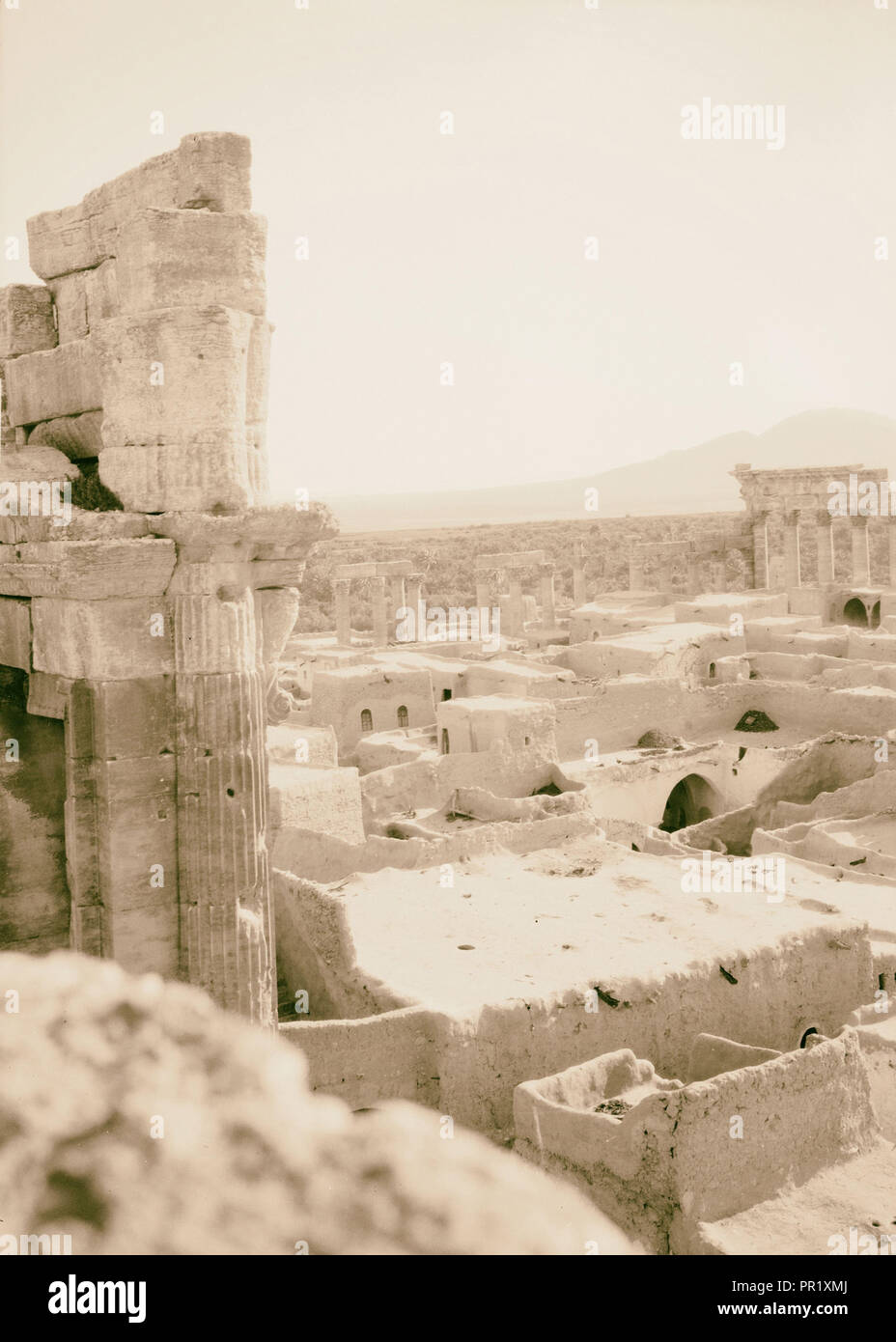 Palmyra, Mai 1929. 1929, Syrien, Tadmur Stockfoto