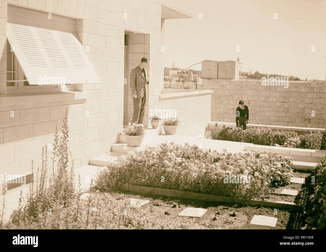 Lalan Rshe Haus der Richter Allan Rose 1940, Naher Osten, Israel und/oder ...