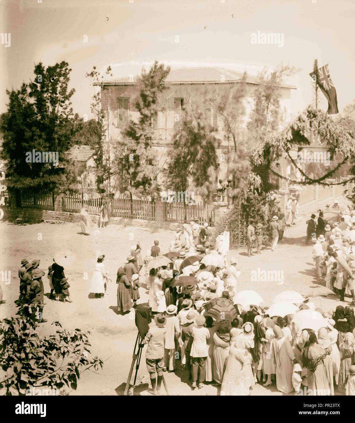 H.S. [D. h., Herbert Samuel] Richon le Zion. 1920, Israel, Rishon le-Tsiyon Stockfoto