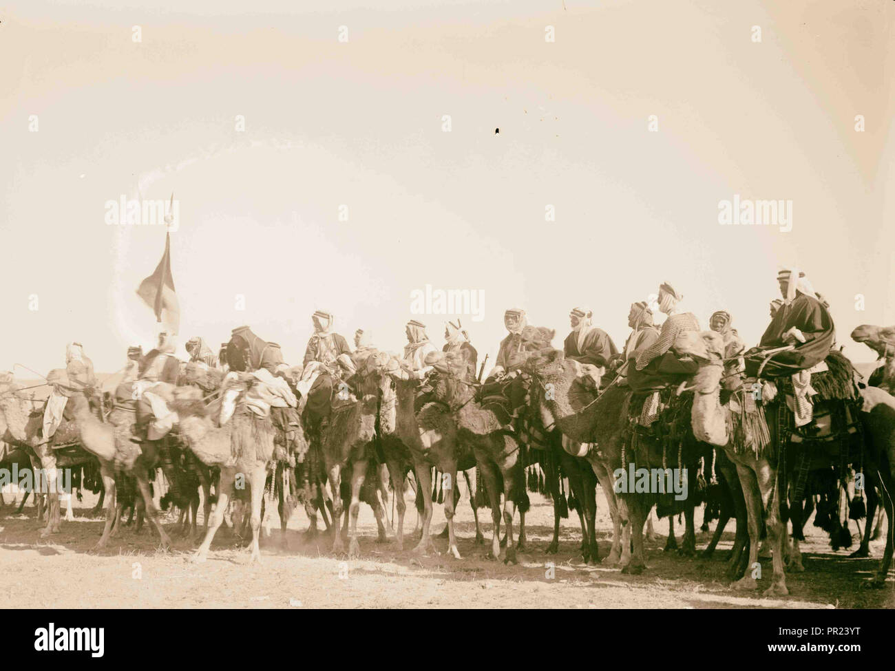 H.S. [D. h., Herbert Samuel] in Amman. 1921, Jordanien, Amman Stockfoto