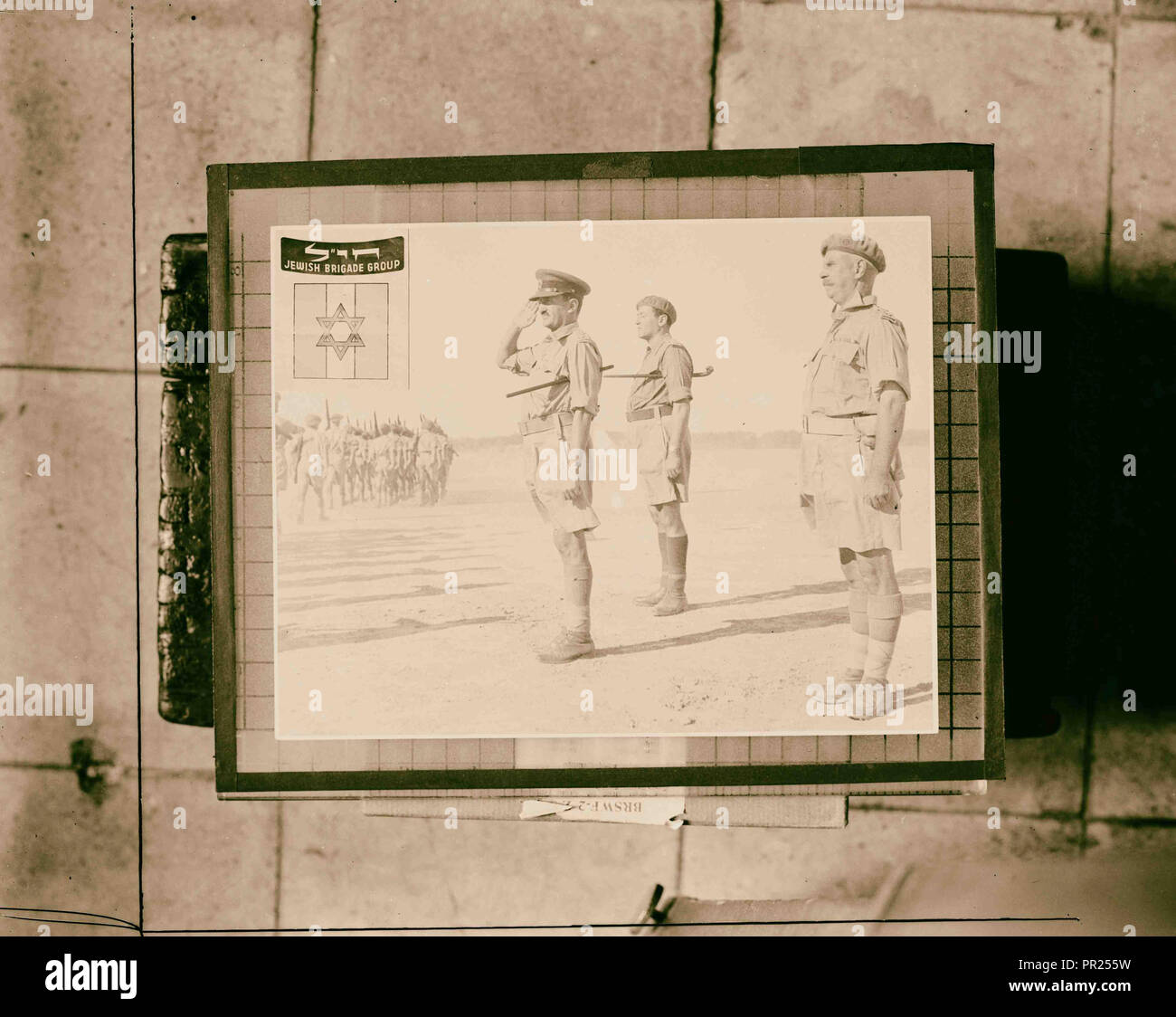 Jüdischen Brigade Rekrutierung 1944, Naher Osten, Israel Stockfoto