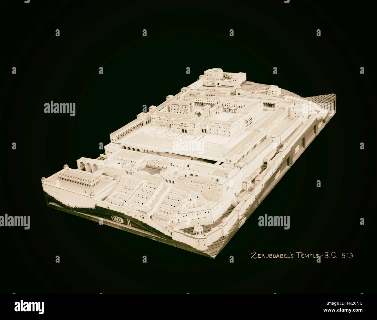 Serubbabel, der Tempel, v. Chr. 579. 1898, im Nahen Osten, Israel und/oder Palästina Stockfoto