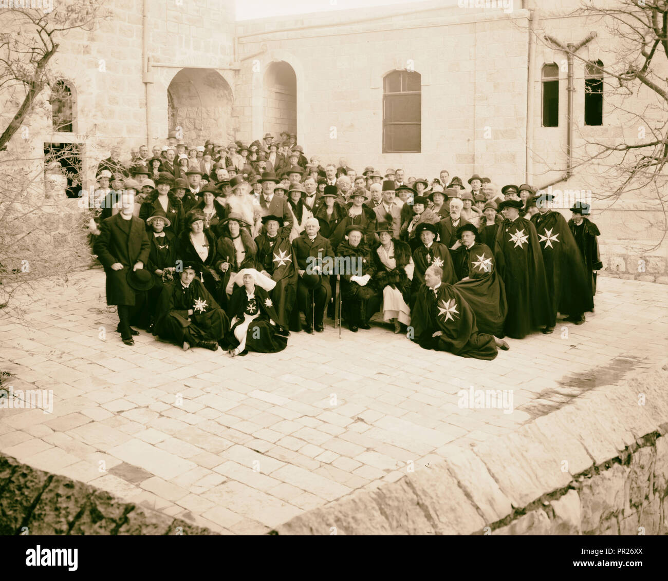 Anwendungsweg Krankenhauspersonal. 1898, Jerusalem, Israel Stockfoto