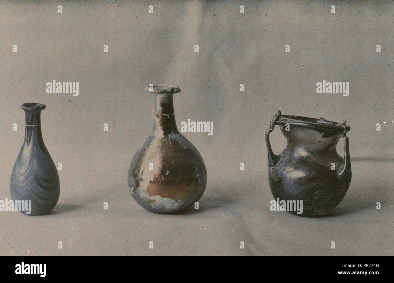 Römische Antike Glas. Farbe. 1907 Stockfoto