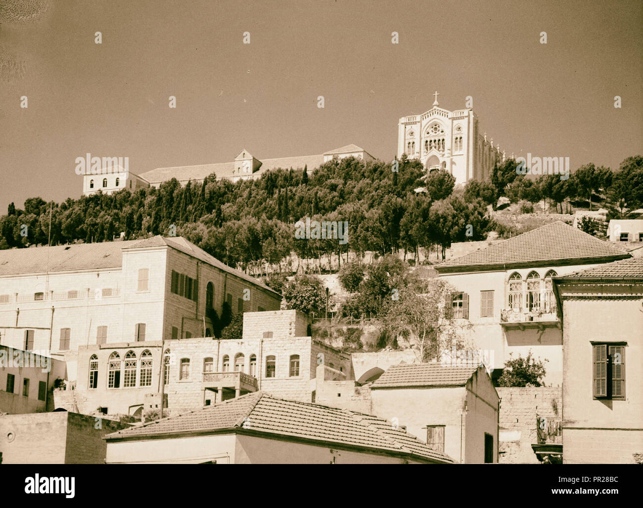 Nazareth, Ch [d.h., Kirche] der Adoleszenz. 1945, Israel, Nazareth Stockfoto