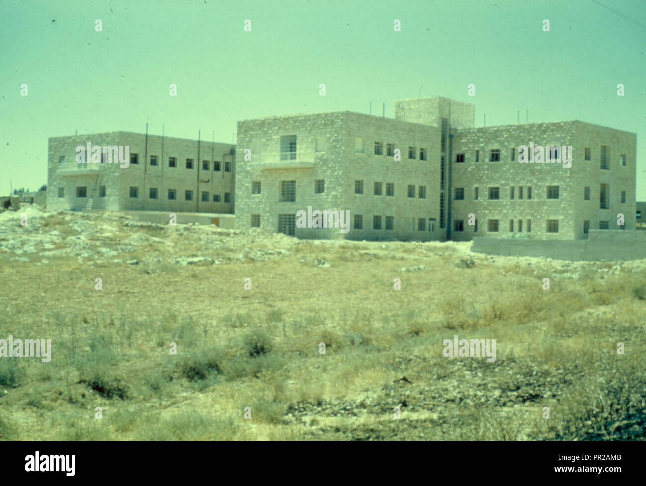 Gebäude in Jerusalem in französischen Krankenhäusern auf dem Mt. Scopus (arabischen) 1948 Jerusalem, Israel Stockfoto
