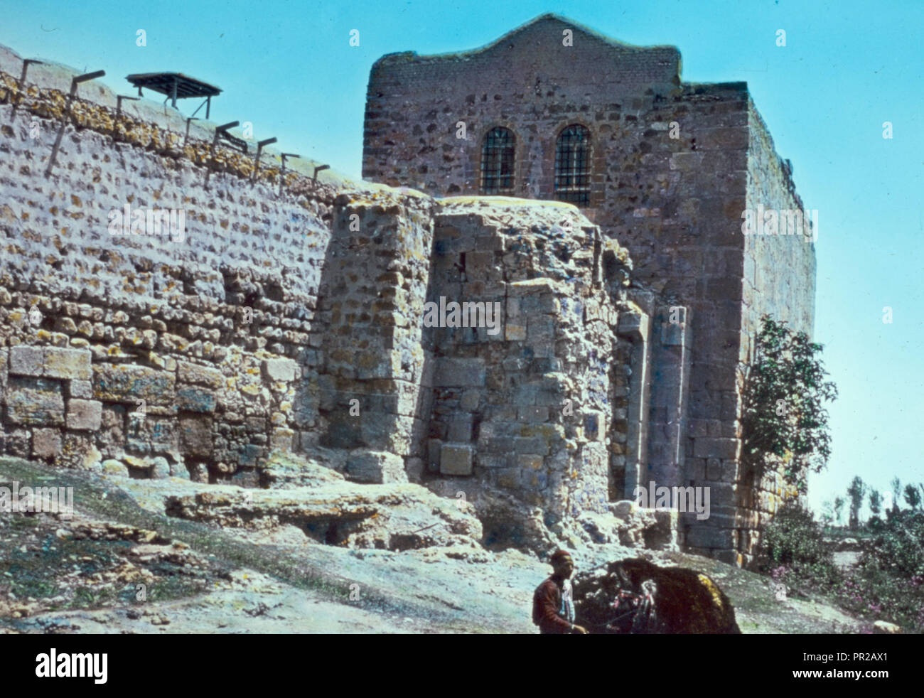 Damaskus, Palmyra und Baalbek. Damaskus, St. Paul's Wand. Akte 925. 1950, Syrien, Damaskus Stockfoto