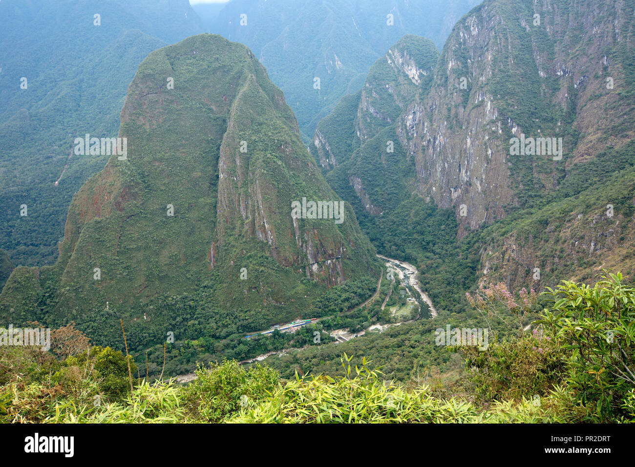 Alte Inka Ruinen von Machu Picchu, Peru Stockfoto