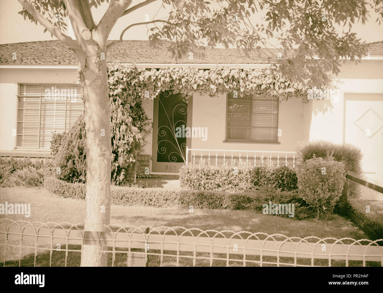 Jerusalem, neue Stadt 1920, Israel Stockfoto