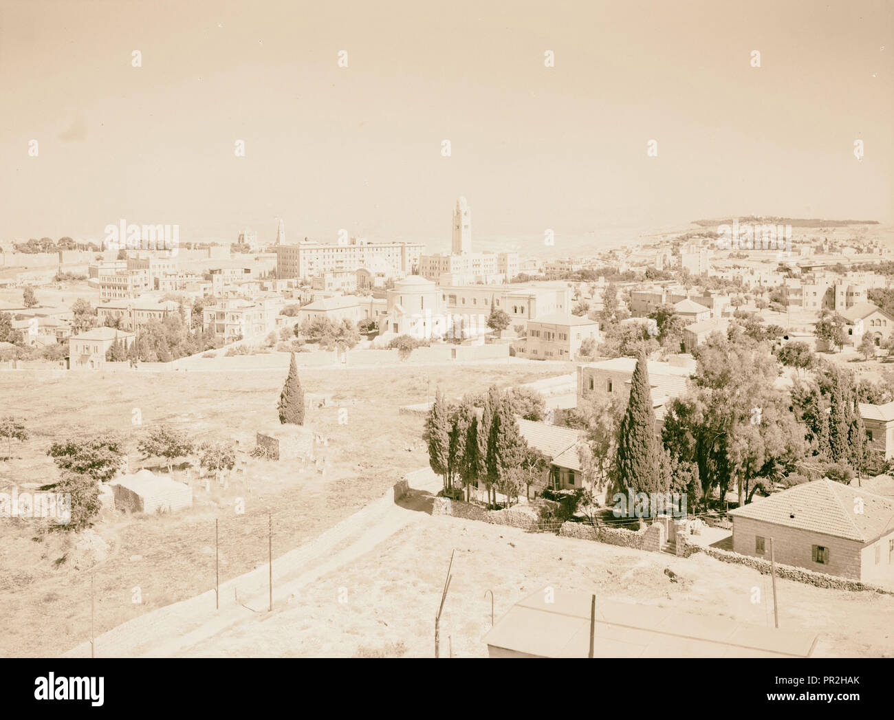 Jerusalem, neue Stadt 1920, Israel Stockfoto
