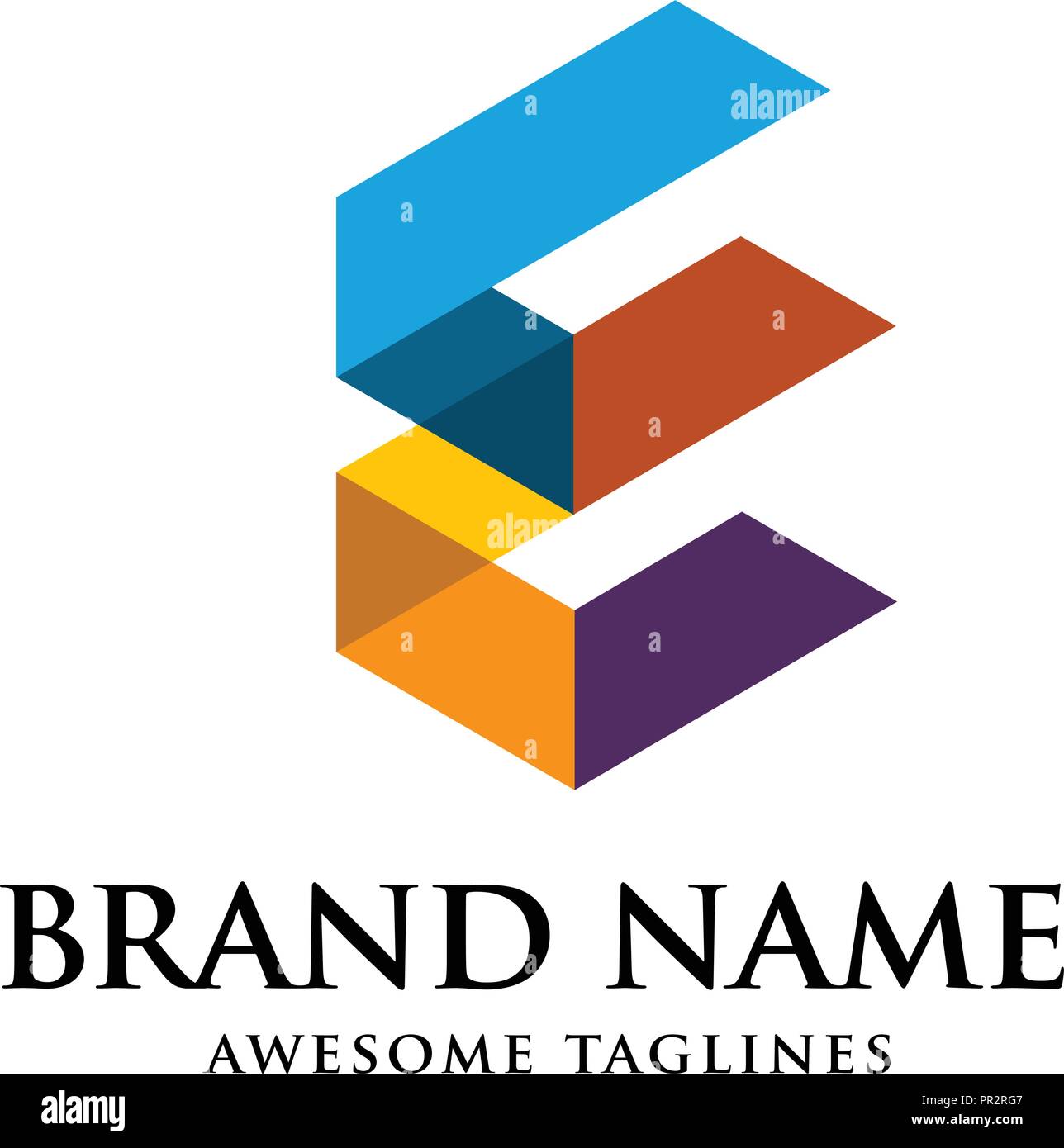 Einzigartige Buchstaben F kreative logo template Vector Illustration, Logo für Corporate Identity der Firma des Buchstaben F, f Sport typographische Schrift Stock Vektor