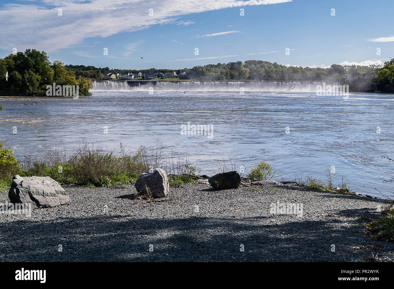 Cohoes fällt in Albany, New York Stockfoto