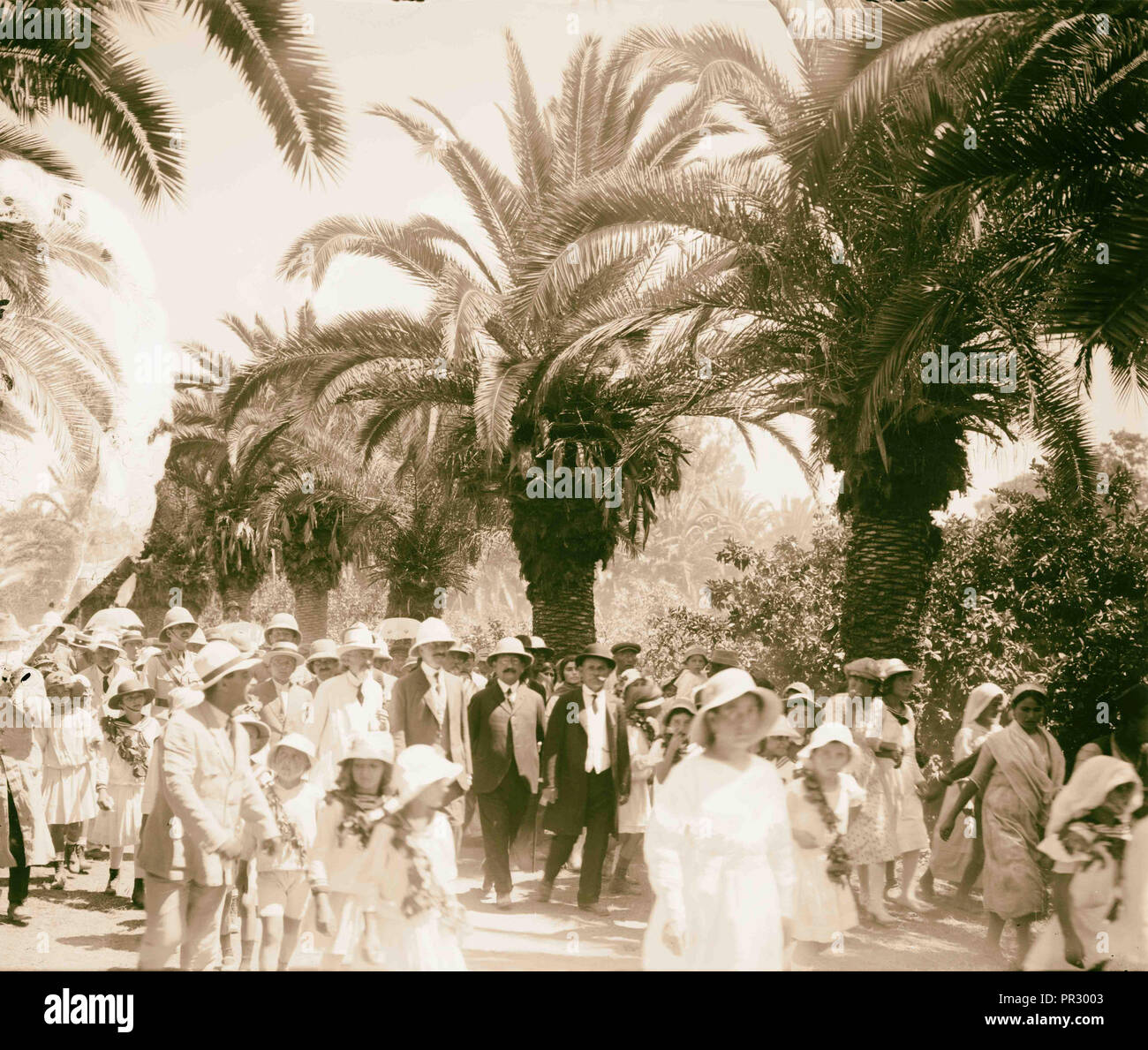 H.S. [D. h., Herbert Samuel] Richon, Juli, 1920. 1920, Israel, Rishon le-Tsiyon Stockfoto