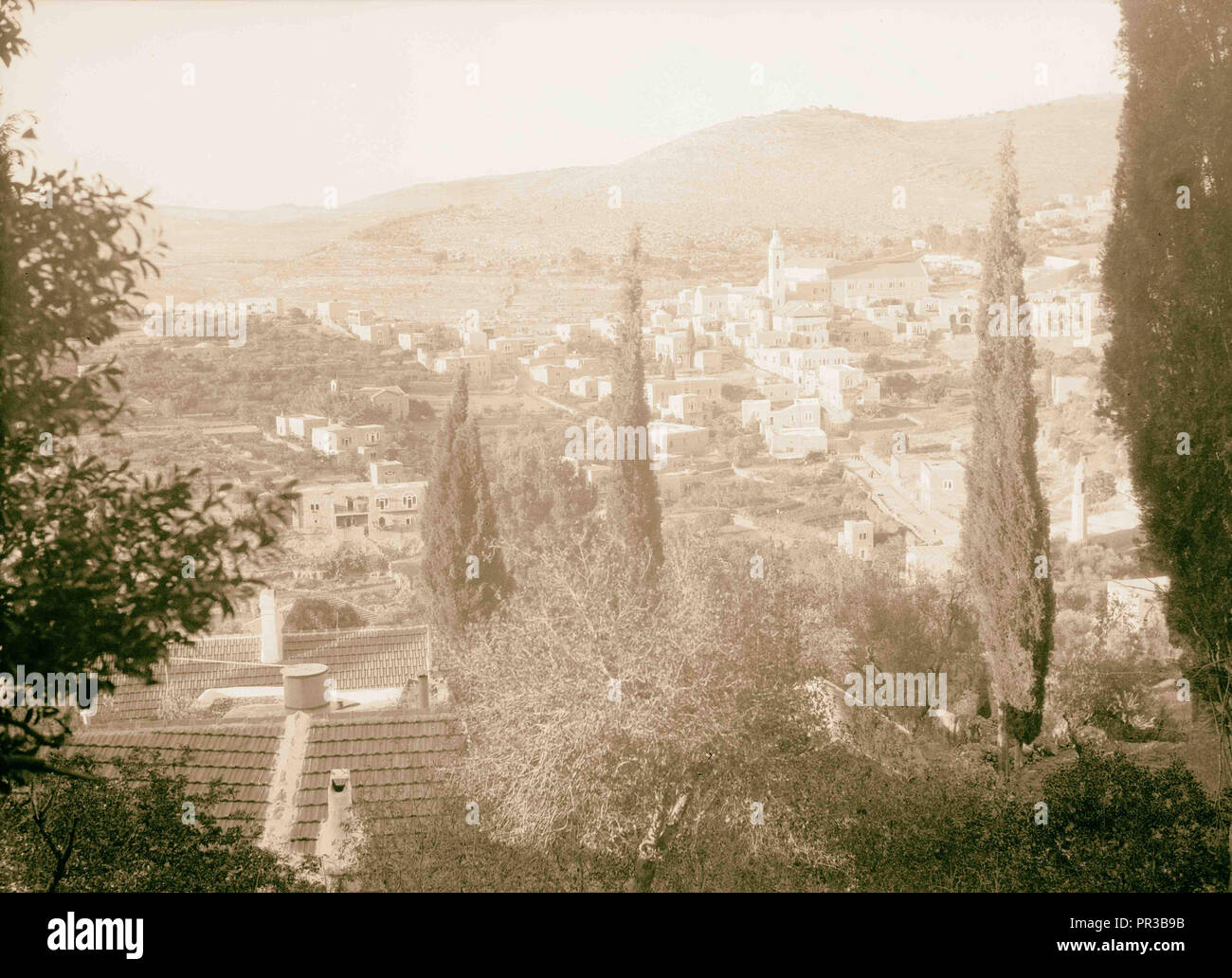 Ain Karim views 1934, Jerusalem, Israel Stockfoto