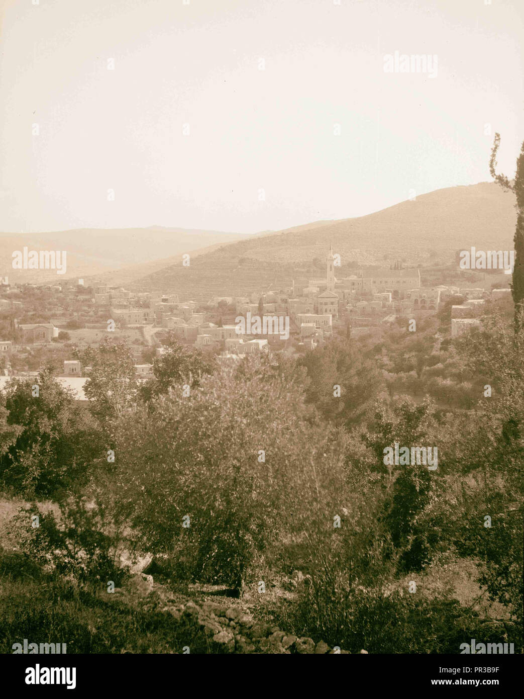 Ain Karim Ansichten. 1934, Jerusalem, Israel Stockfoto