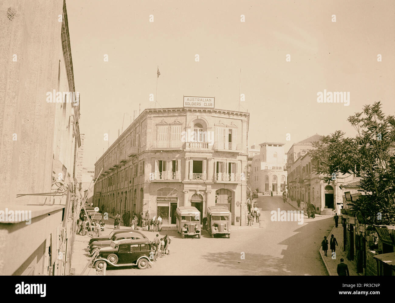 Australian Club (alten Fast Hotel, Jerusalem), Jerusalem, Israel Stockfoto