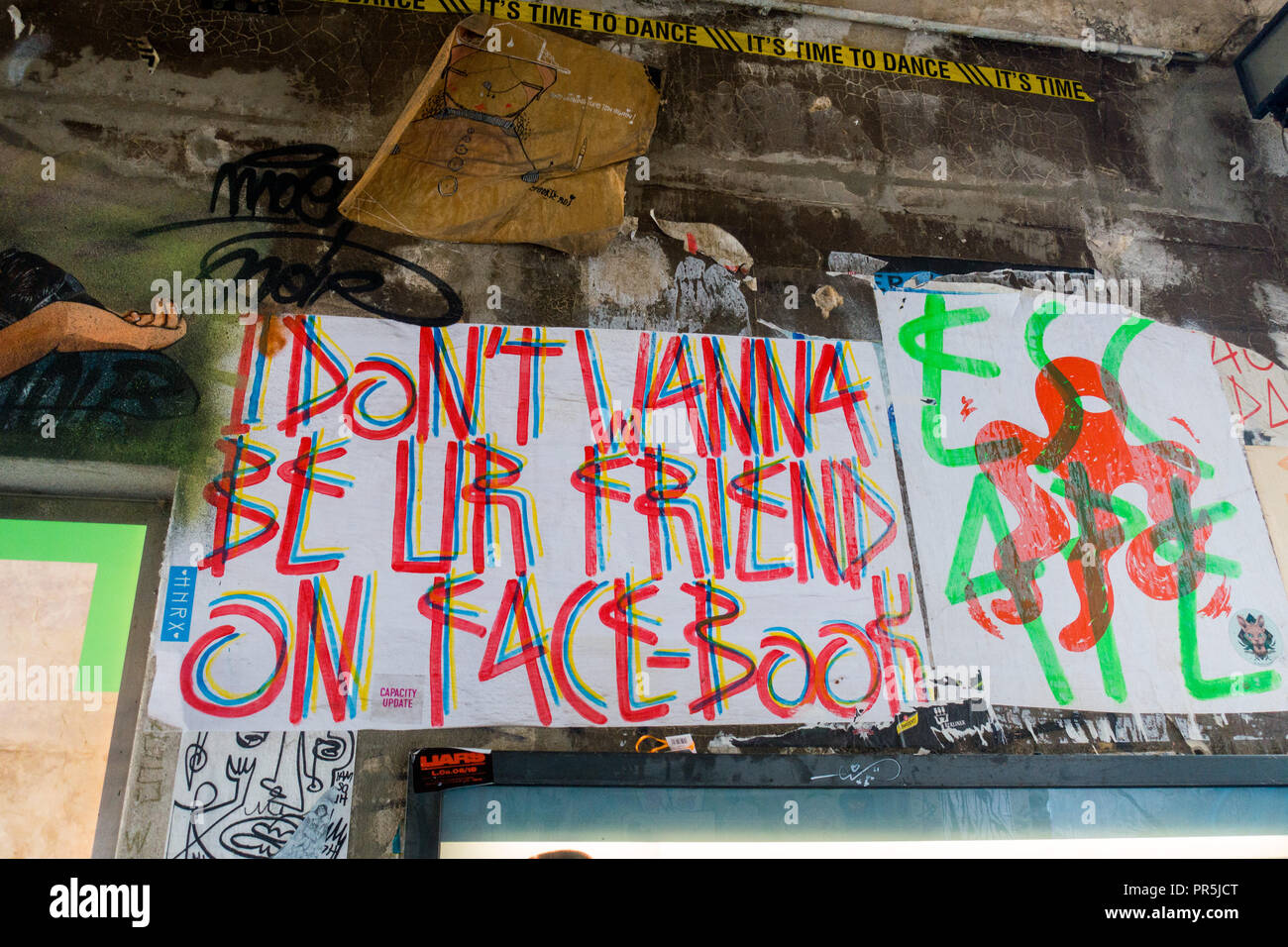 Berlin Streetart Stockfoto