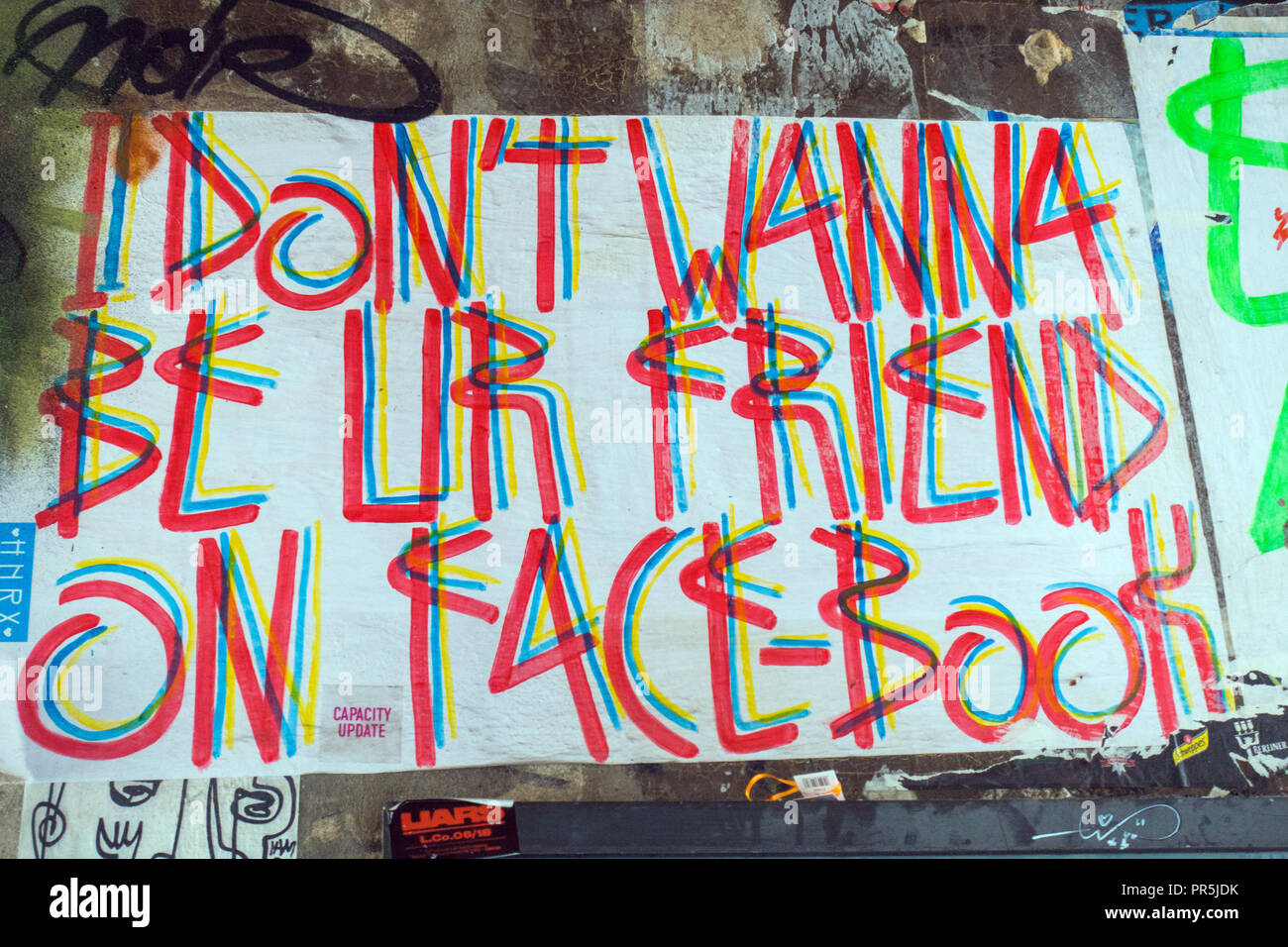 Berlin Streetart Stockfoto