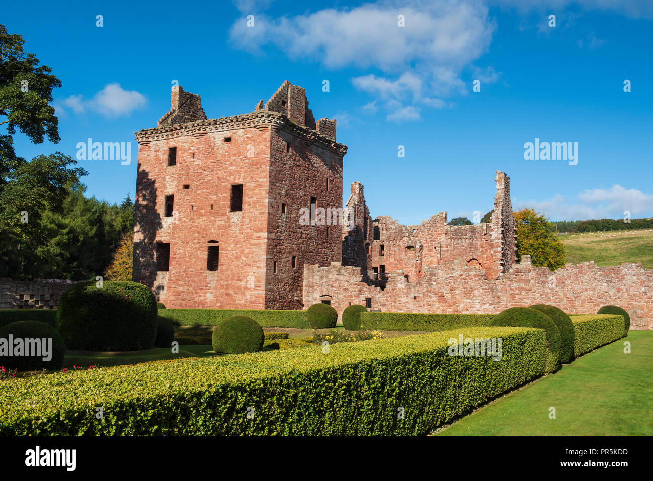 Edzell Castle, Angus, Schottland. Stockfoto