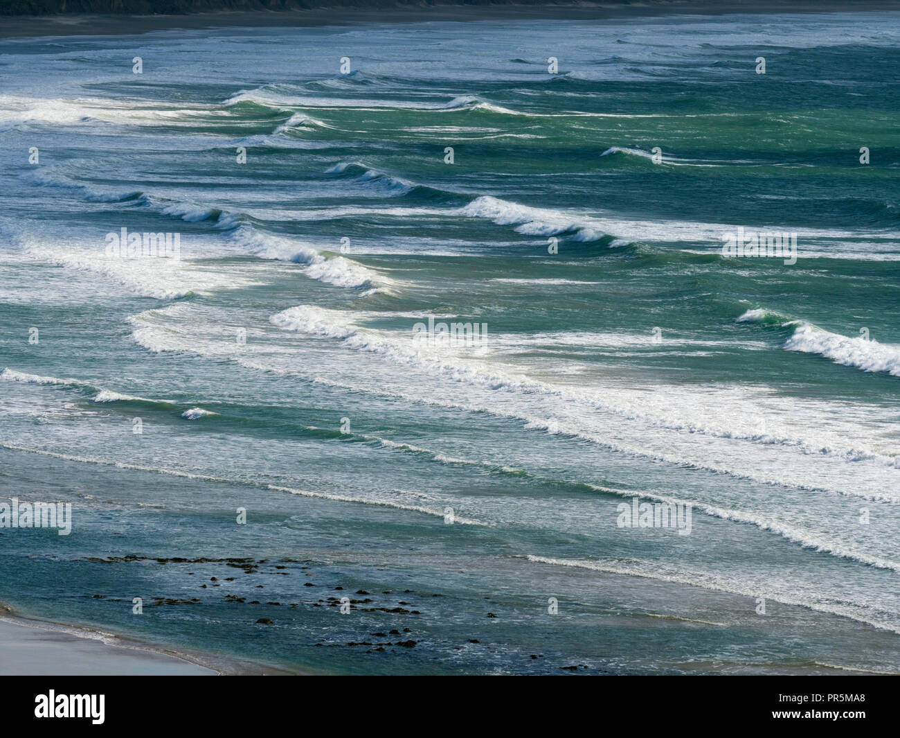 Porth Neigwl, auch in Englischer Sprache als "Hell's Mouth" Llŷn Halbinsel im Norden von Wales bekannt Stockfoto