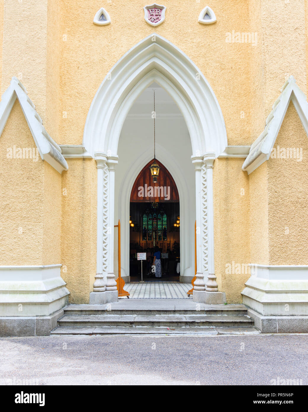 Hongkong - Juli 02, 2018: die Kathedrale von St. John's Stockfoto