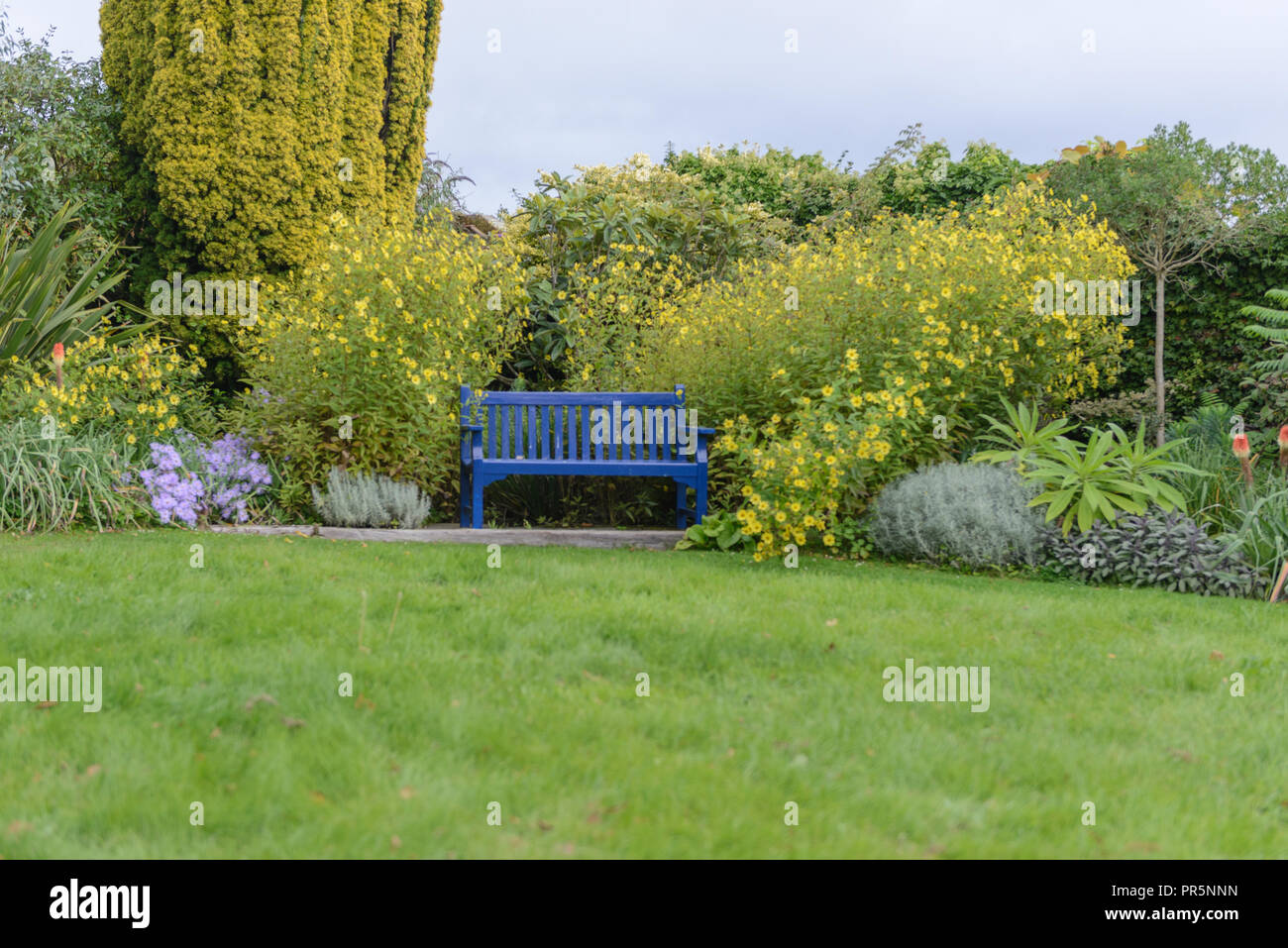 Von den Garten Ziergarten konvertiert von Joyce Robinson, der an denmans von 1946-94 lebte, und von einem der weltweit am meisten Einfl neu gestaltet Stockfoto