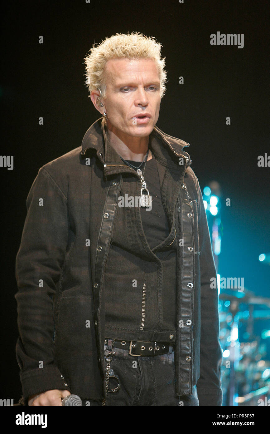 Billy Idol Fuhrt In Konzert Bei Dem Mizner Park Amphitheater In Boca Raton Florida Am 3 November 2005 Stockfotografie Alamy