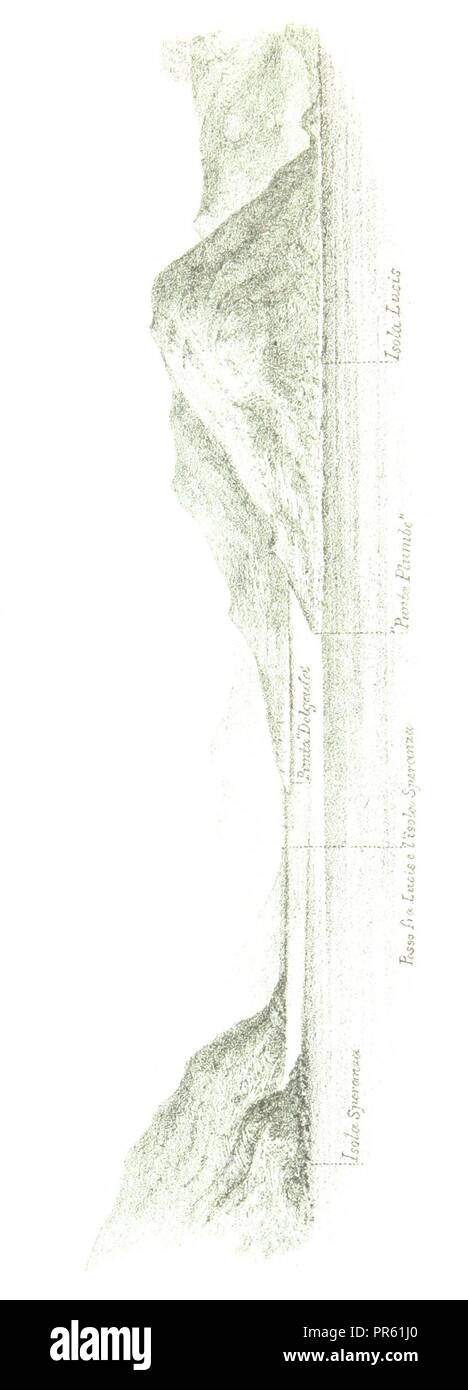 Seite 73 von 'Viaggio Della Reggia di circumnavigazione corvetta" Caracciolo, "Comandante C.de Amezaga, negli Anni 1881-82 -83-84'. Stockfoto