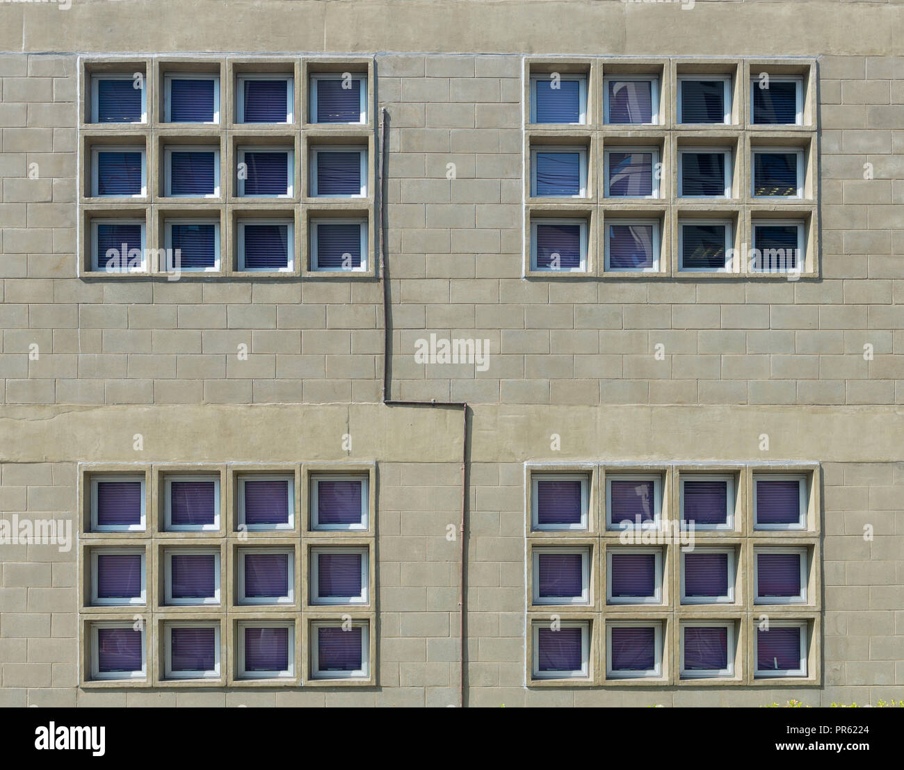 Gebäude Detail in São Paulo Stadt an der ibirapuera Avenue Stockfoto