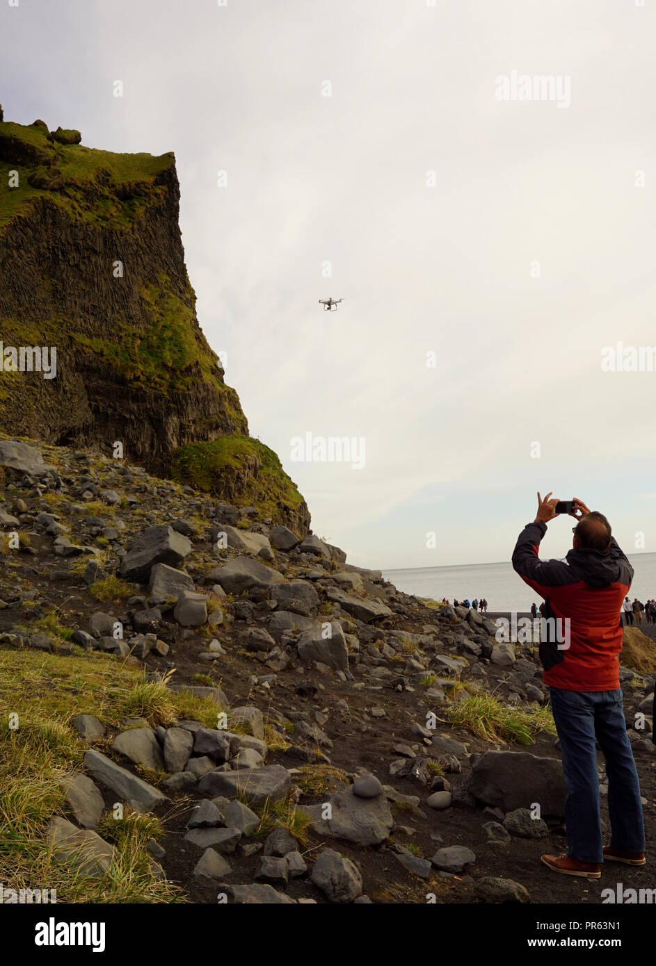 Drone fotografiert werden Stockfoto