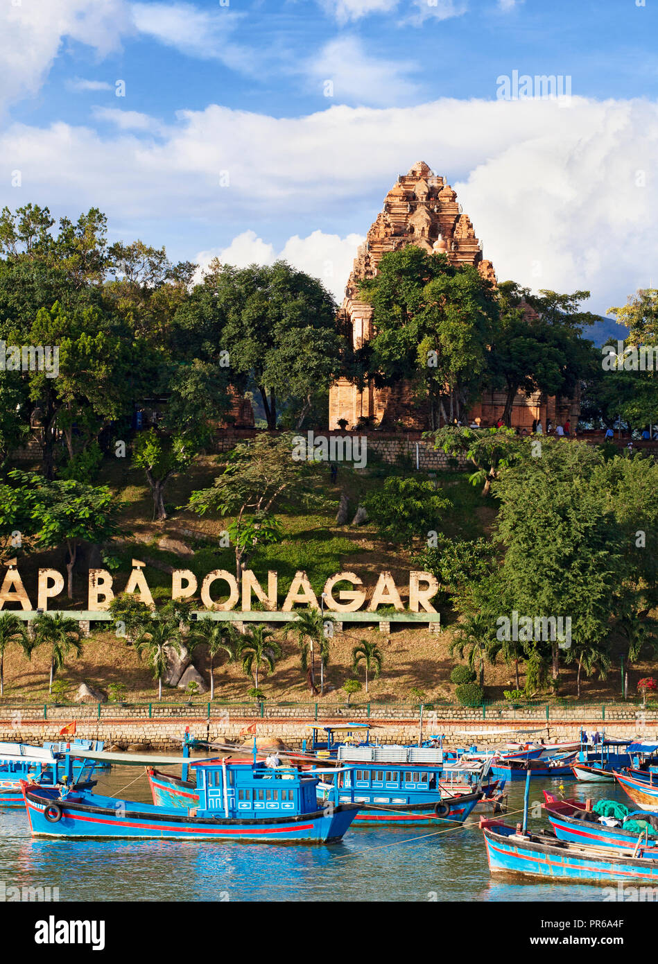 Po Nagar Tempel in Nha Trang Stockfoto