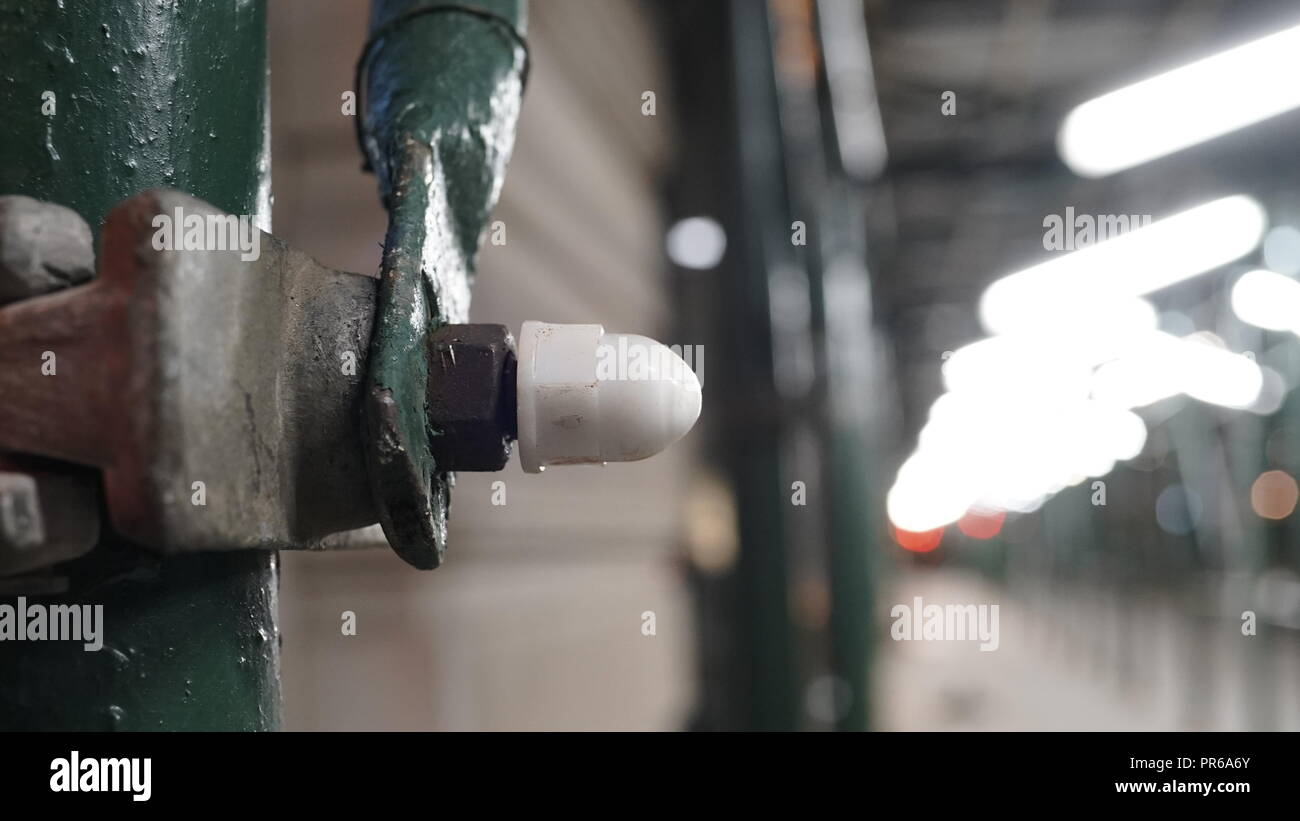 NYC Street Life - Nacht Fotografie Stockfoto