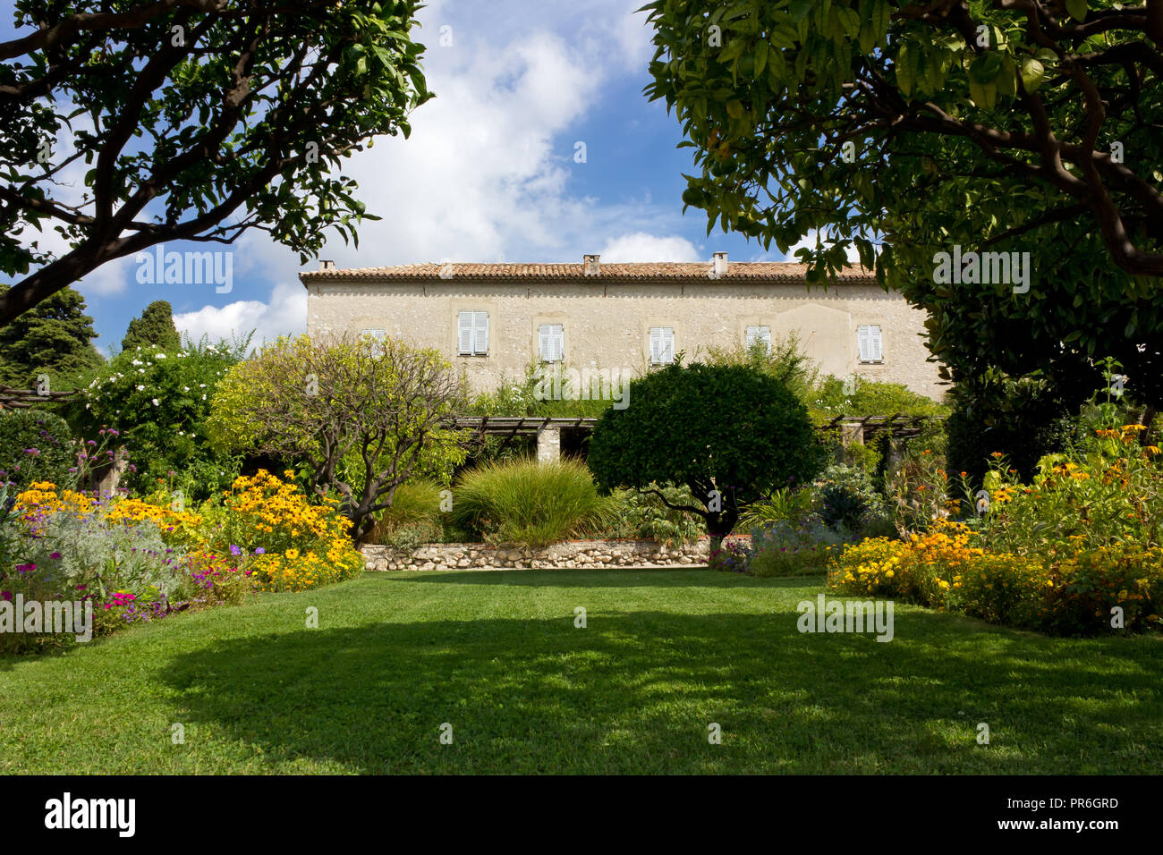 Der schöne Garten des Klosters von Cimiez in Nizza, Frankreich Stockfoto