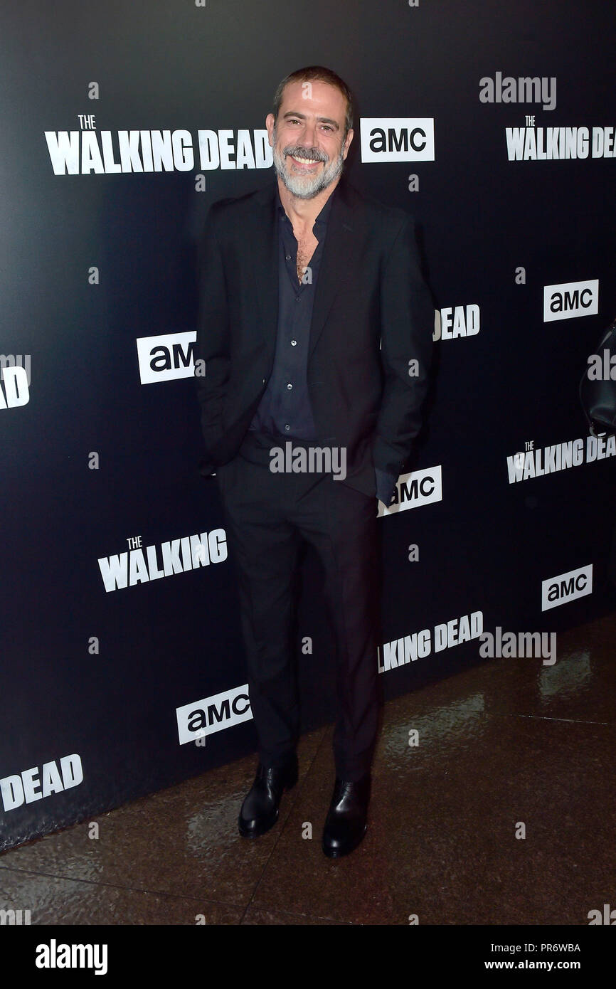 Jeffrey Dean Morgan an der AMC "The Walking Dead" Season 9 Premiere auf der DGA-Theater am 27. September 2018 in Los Angeles, Kalifornien. Stockfoto