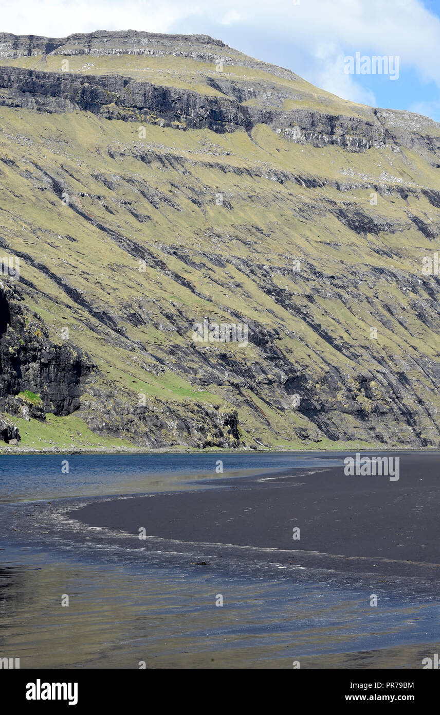 Färöer, Streymoy, Saksun, Landschaft Stockfoto