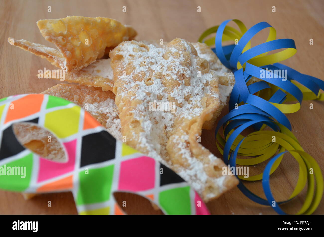 Frappe, traditionellen Karneval Süßigkeiten, Italien Stockfoto