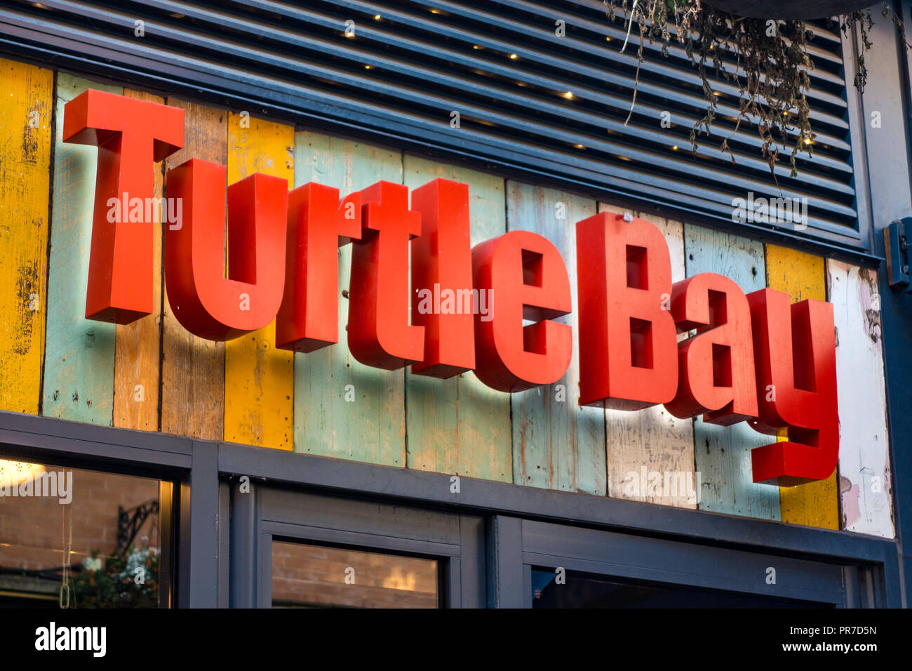 Turtle Bay - Caribbean Restaurant. Karibik Essen & Trinken, Leamington Spa Stockfoto