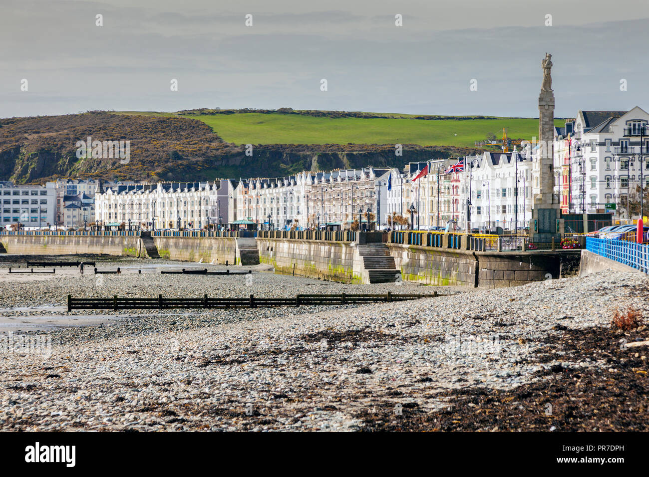 Panorama von Douglas auf der Isle of Man Douglas, Isle of Man. Stockfoto