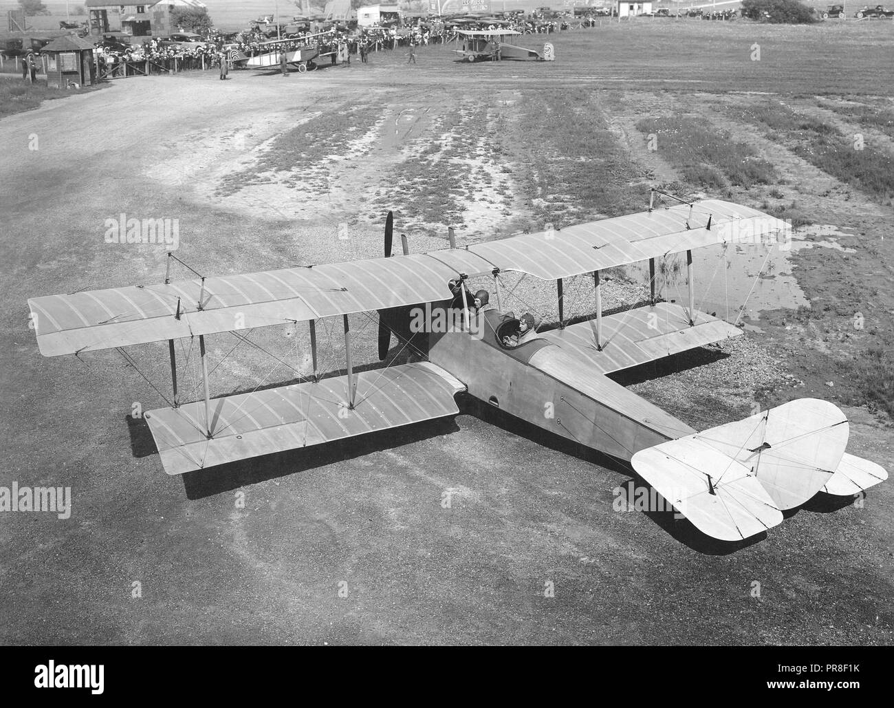 6/24/1917 - Modell Joh 4-D. Curtiss Airplane Co Stockfoto