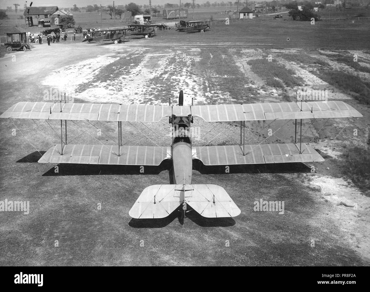 6/24/1917 - Modell Joh 4-D von Curtiss Airplane Co Stockfoto