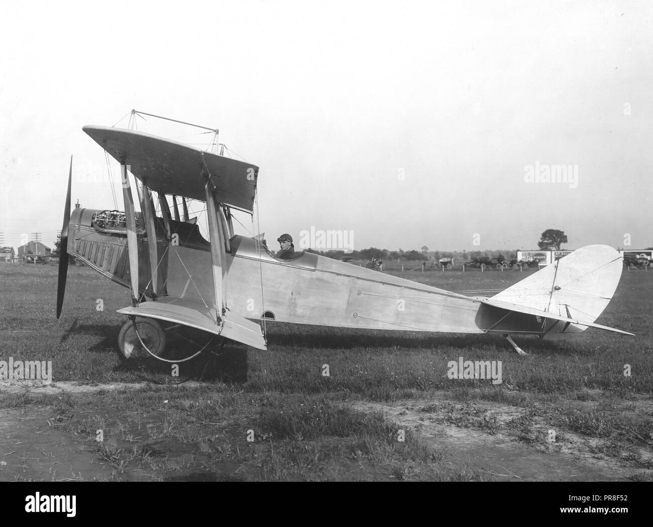 6/24/1917 - Modell Joh 4-D. Curtiss Airplane Co Stockfoto