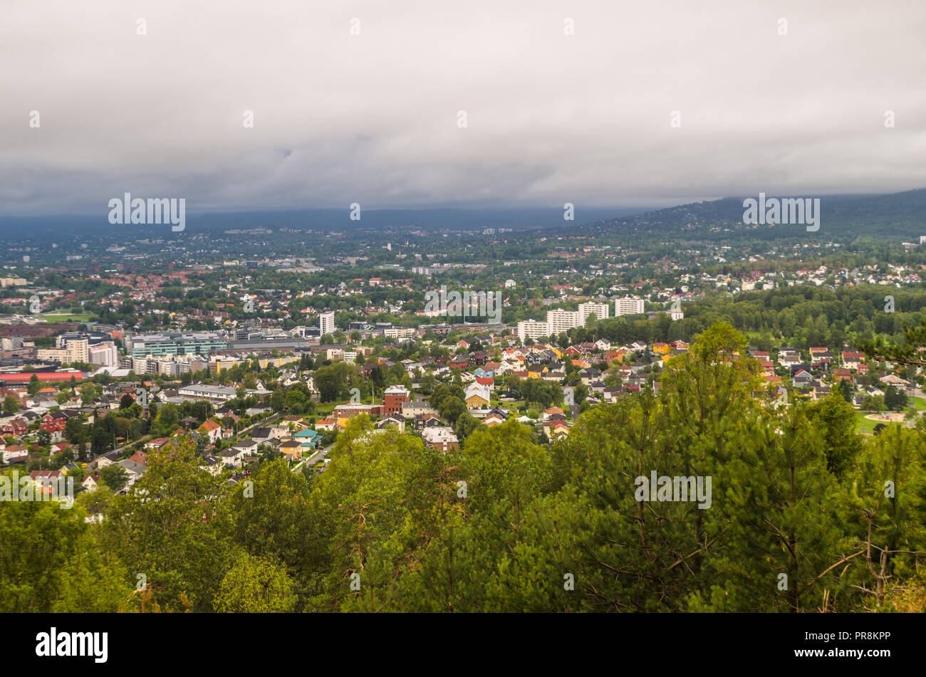 Grefsen und Nydalen in Oslo, Norwegen. Stockfoto