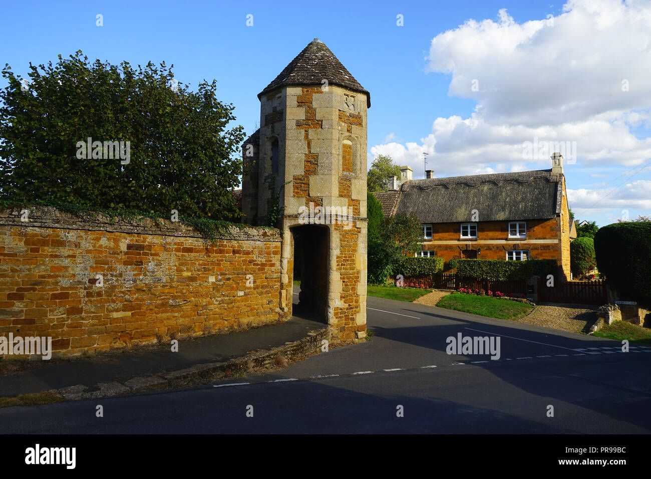 Die 'Bishop's Auge "Watch Tower am Lyddington Stockfoto
