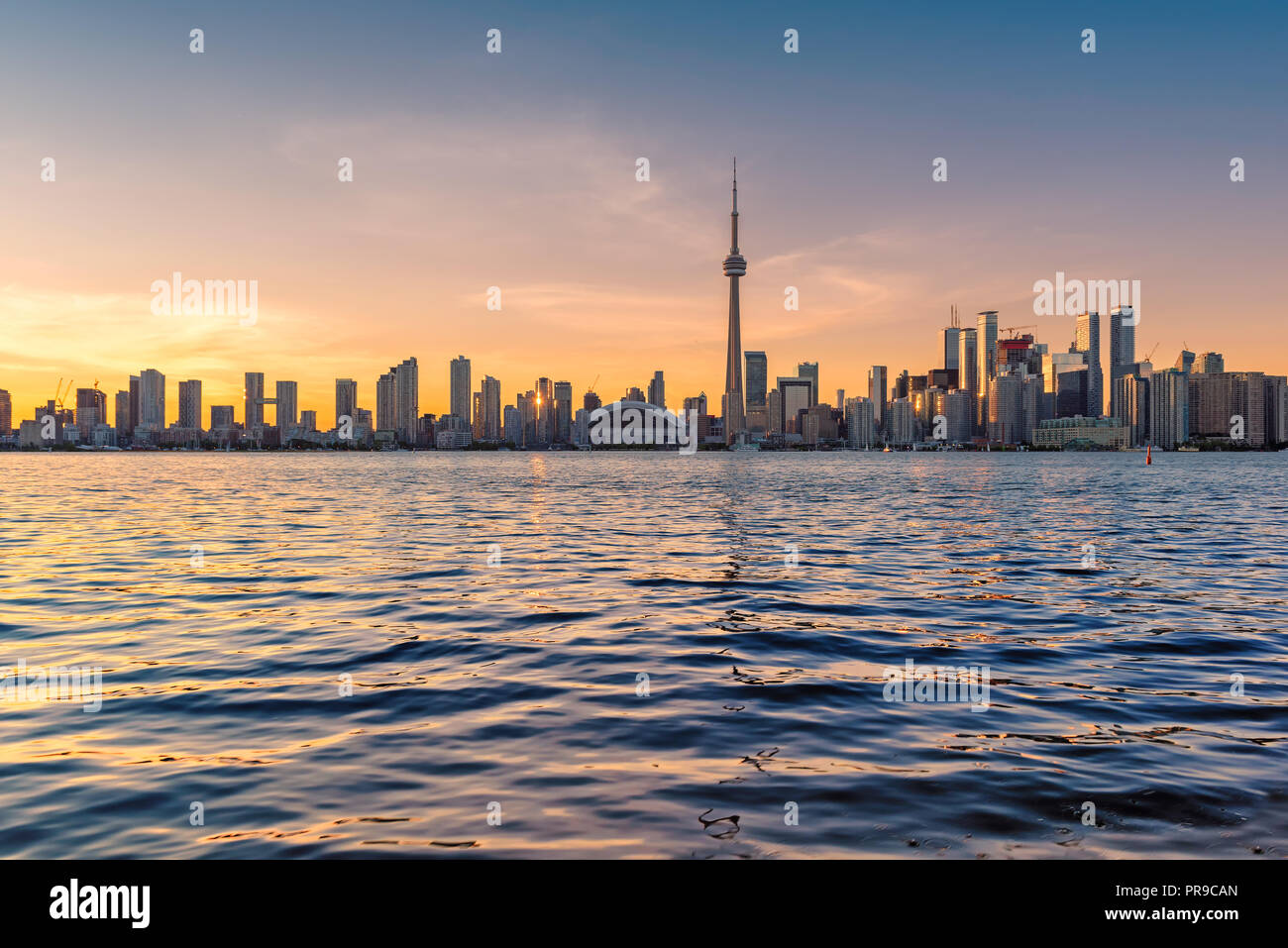 Toronto Skyline der Stadt. Stockfoto