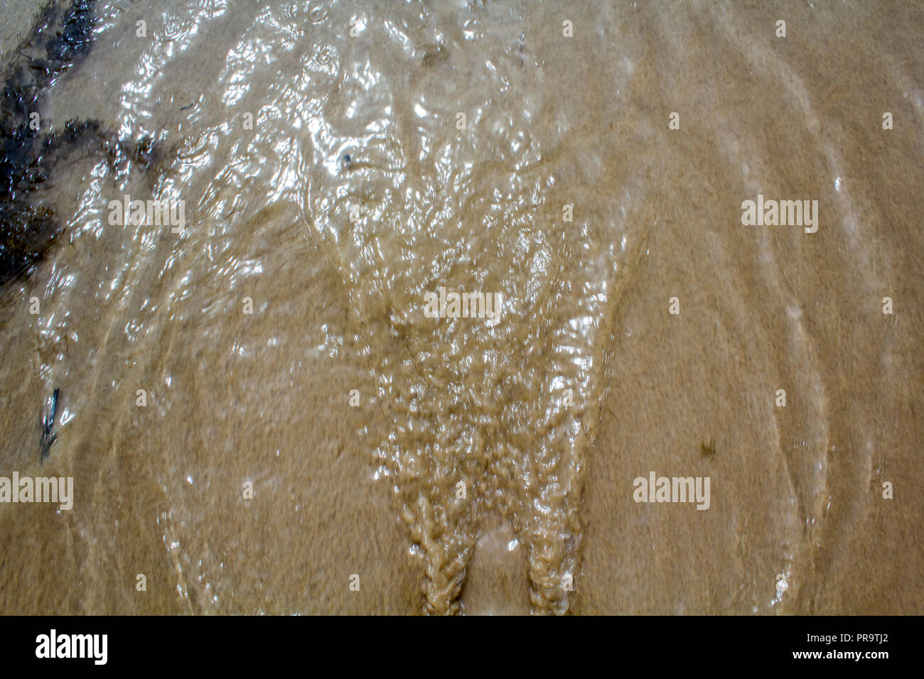 Abstract sea wave, Ansicht von oben Stockfoto