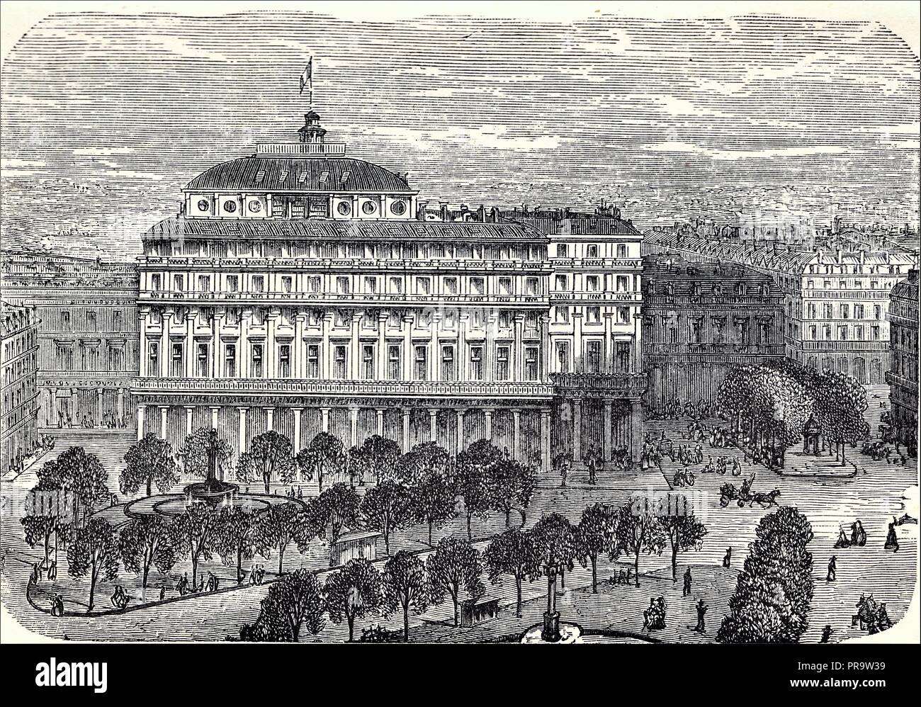 Platz du Théâtre Français Stockfoto