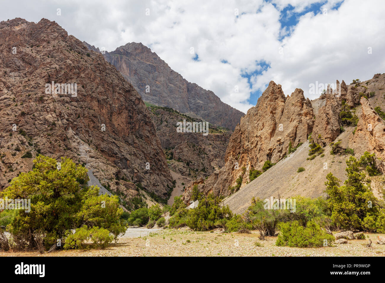 Zentralasien, Tadschikistan, Fan Gebirge, Stockfoto