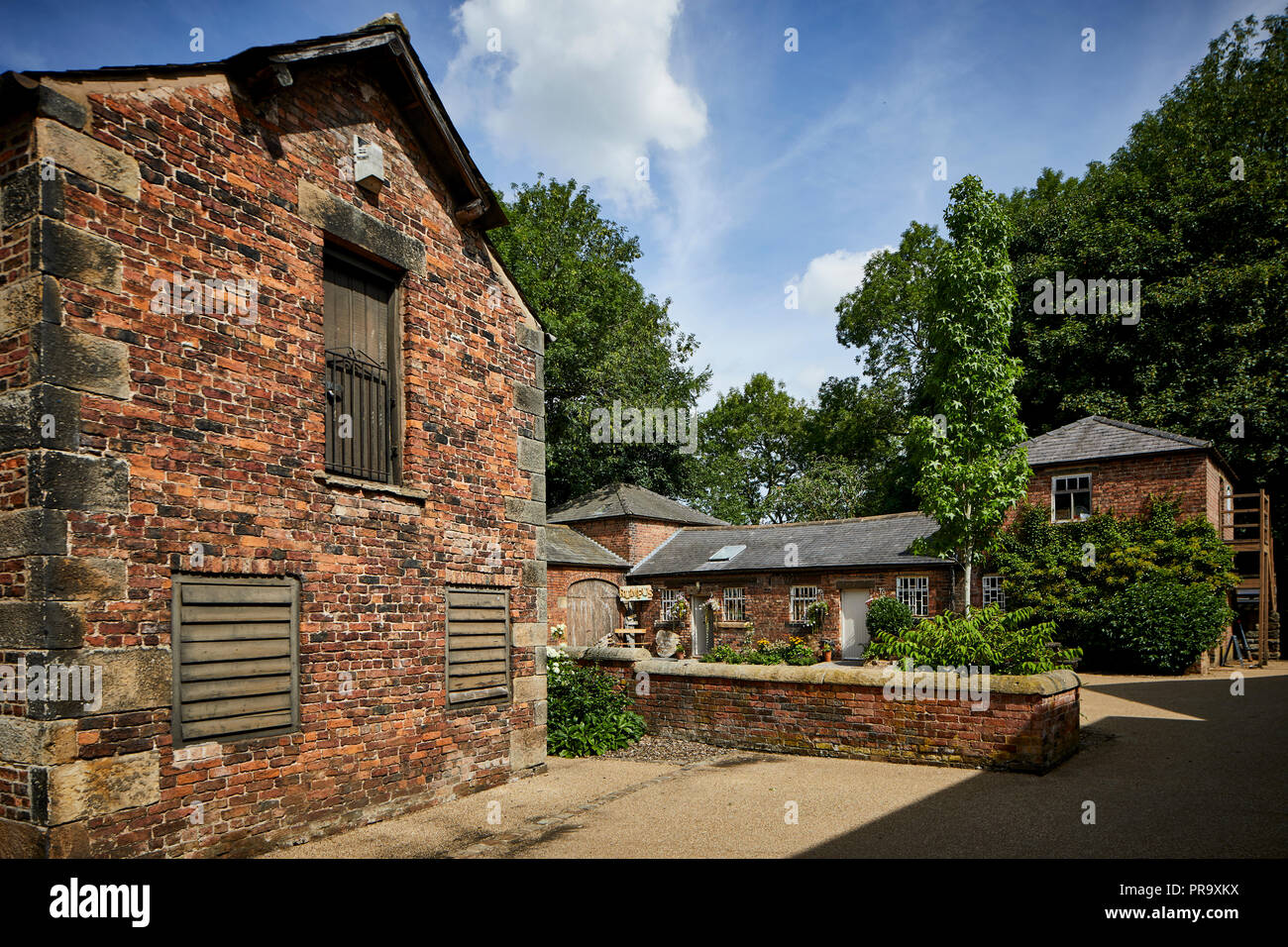 Leyland in Lancashire, England. Nordworden Park Stockfoto