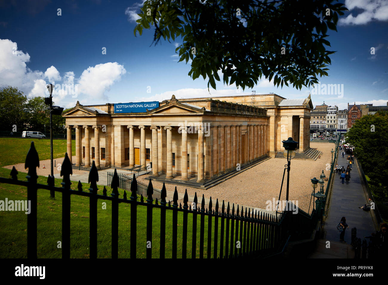 Edinburgh, Schottland, Scottish National Gallery auf dem Damm Stockfoto