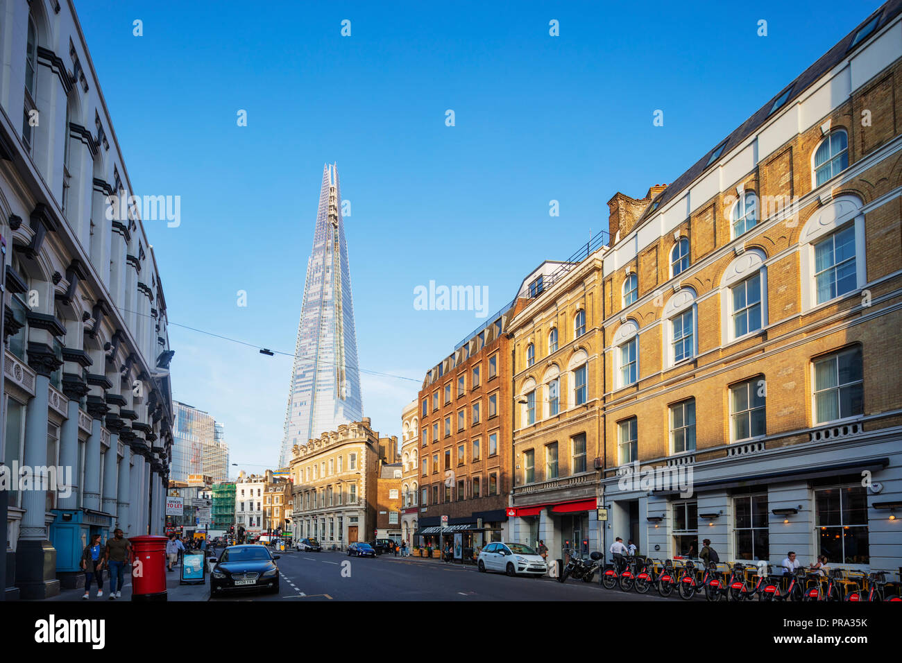 Europa, Vereinigtes Königreich, England, London, Der Shard von Renzo Piano entworfen Stockfoto